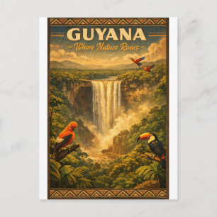 Postal GUYANA – Donde la Naturaleza Ruge