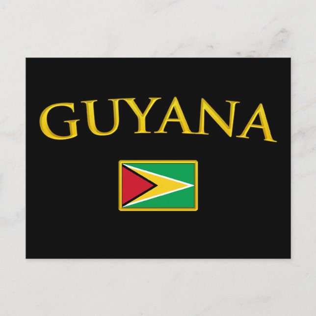 Postal Guyana Dorada (Anverso)