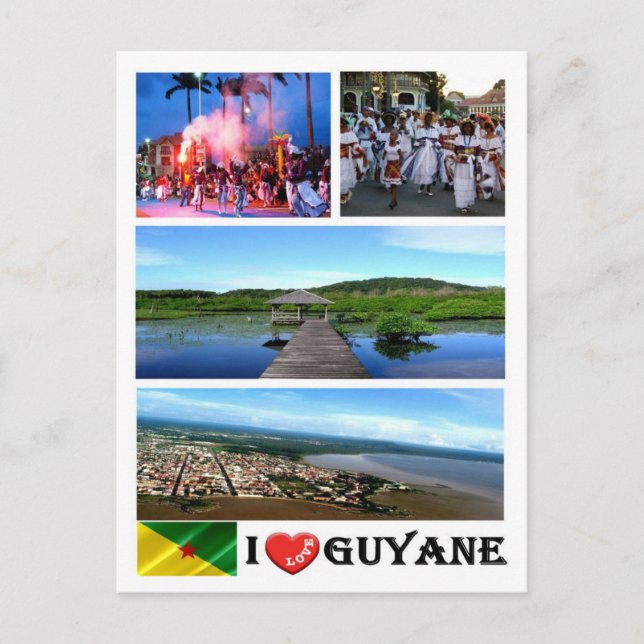 Postal Guyana Francesa - Amo - (Anverso)