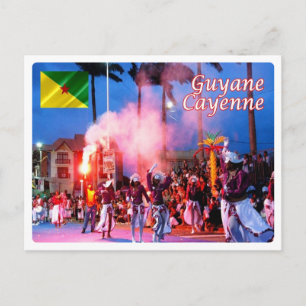Postal Guyana Francesa - Cayenne - Le Carnaval -