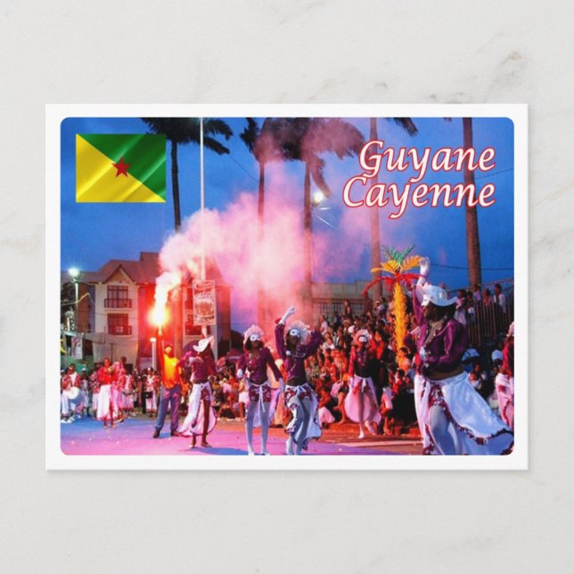 Postal Guyana Francesa - Cayenne - Le Carnaval - (Anverso)