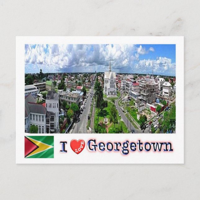 Postal Guyana - Georgetown - I Love - (Anverso)