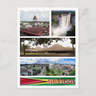 Postal Guyana - Mosaico -