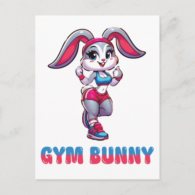Postal Gym Bunny (Anverso)