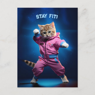 Postal Gym Kitten de los años 80