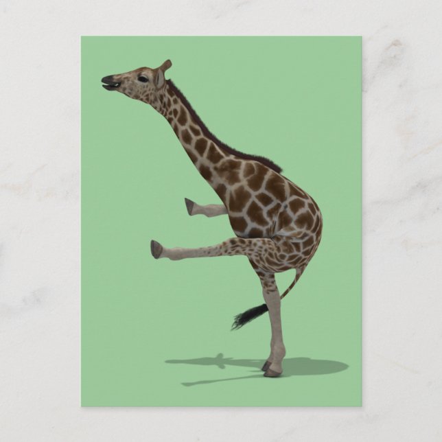 Postal Gymnast Giraffe (Anverso)