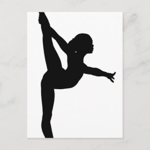 Postal Gymnast Silhouette
