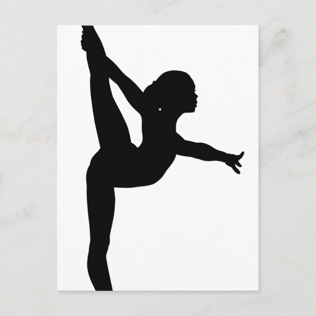Postal Gymnast Silhouette (Anverso)