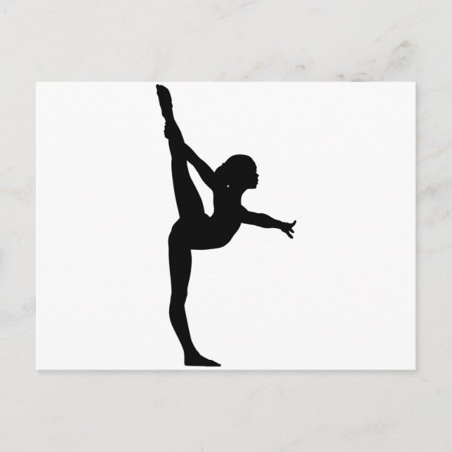 Postal Gymnast Silhouette (Anverso)