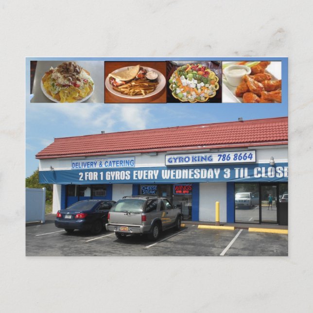 Postal Gyro King Palm Harbor Florida (Anverso)