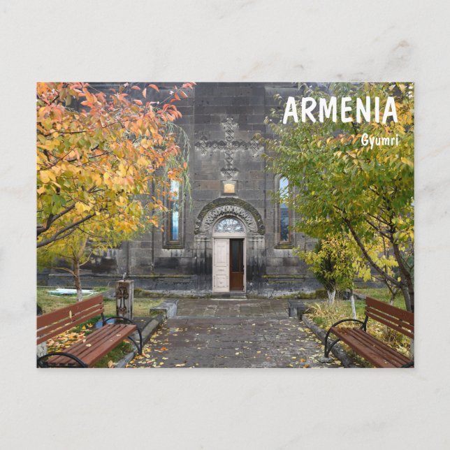 Postal Gyumri en Armenia (Anverso)