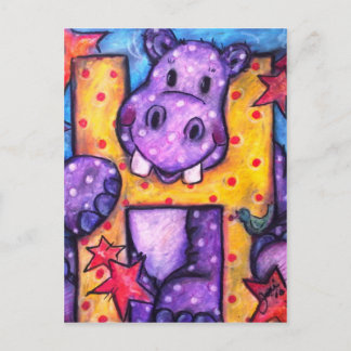 Postal H es para Hippo