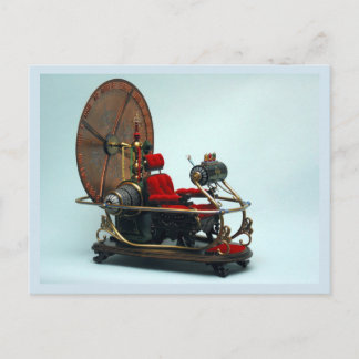 Postal H.G. La máquina del tiempo de Wells