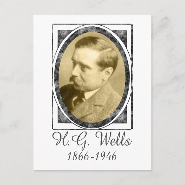 Postal H. G. Wells (Anverso)