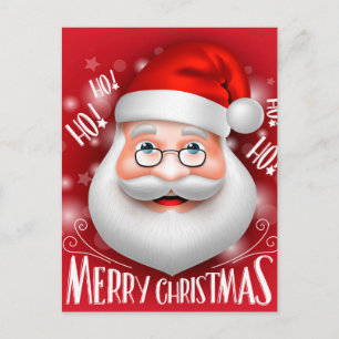 Postal Ha Ha Ha Merry Christmas
