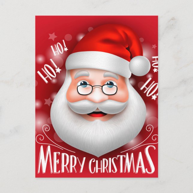 Postal Ha Ha Ha Merry Christmas (Anverso)