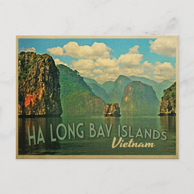 Postal Ha Long Bay Islands Vietnam (Anverso)