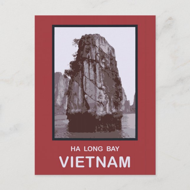 Postal Ha Long Bay Vietnam (Anverso)
