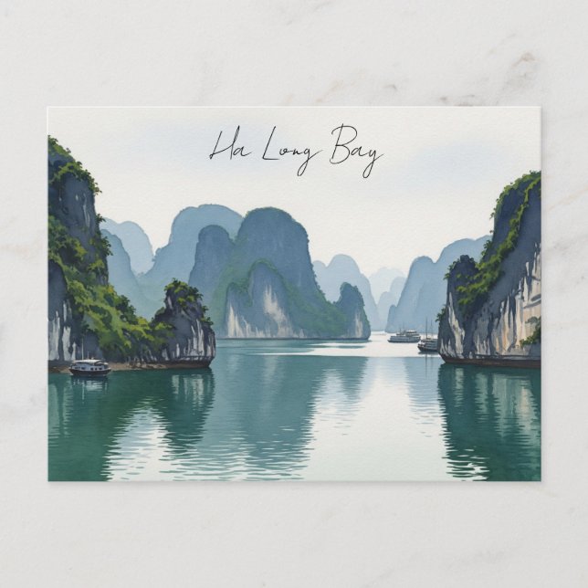 Postal Ha Long Bay Vietnam (Anverso)
