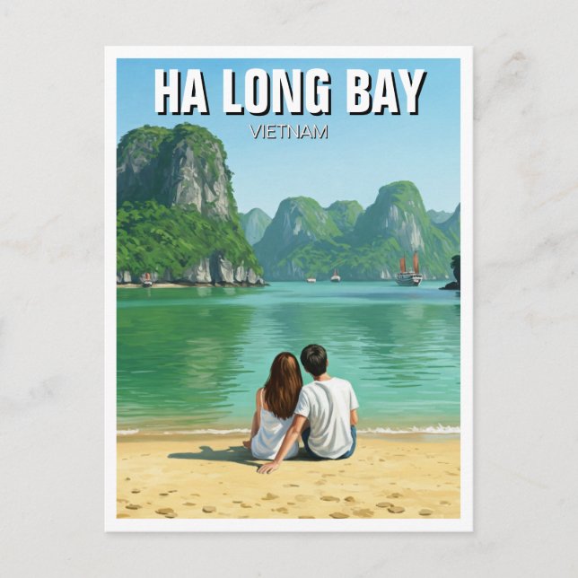 Postal Ha Long Bay Vietnam Travel (Anverso)
