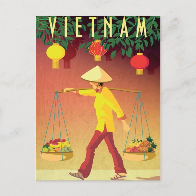 Postal Ha Long Bay Vietnam Viaje Vintage saigon (Anverso)