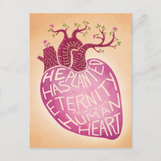 Postal Ha plantado la eternidad en el corazón humano