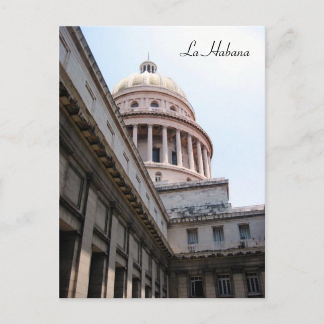 Postal habana capitolio (Anverso)