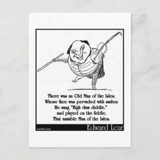 Postal Había un anciano de las Islas Limerick