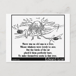 Postal Había un anciano en un árbol