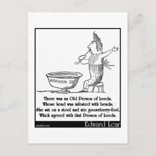 Postal Había una vieja persona de Leeds