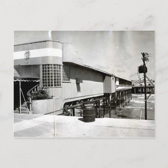 Postal *Habitación balinesa en Galveston, Texas (Anverso)