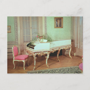 Postal Habitación con clavecín
