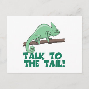 Postal Habla con la Iguana Lagarto de Cola