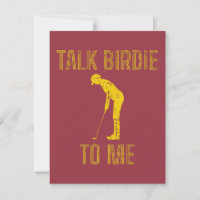 Habla De Birdie Para Mí, Divertido Amante Del Golf