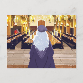Postal Hablando en el Gran Salón de Hogwarts