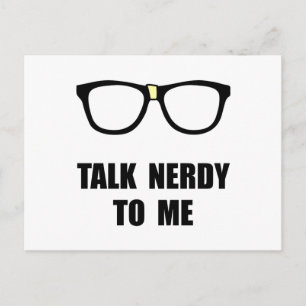 Postal Hablar Nerdy Conmigo
