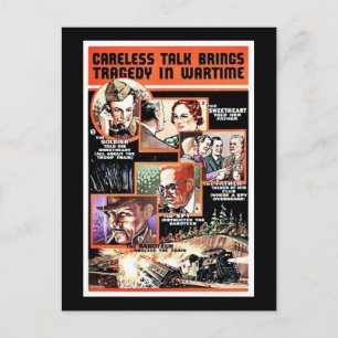 Postal Hablar Sin Cuidado Trae Tragedia En Tiempo De Guer