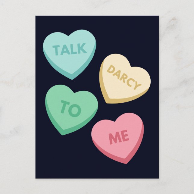 Postal Hable Darcy Conmigo III (Anverso)