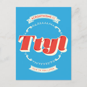 Postal Hable Más Tarde