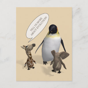 Postal Hablemos de la evolución