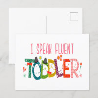 Hablo con fluidez niño pequeño - mamá, regalo de m