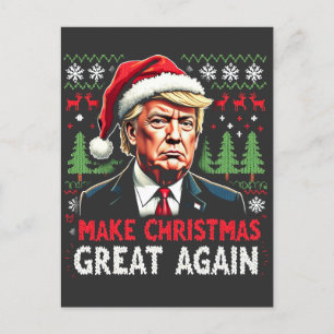 Postal Hacer a los Navidades grandes de nuevo feas navida