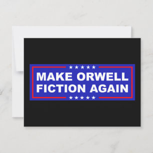 Postal Hacer de nuevo Orwell Fiction