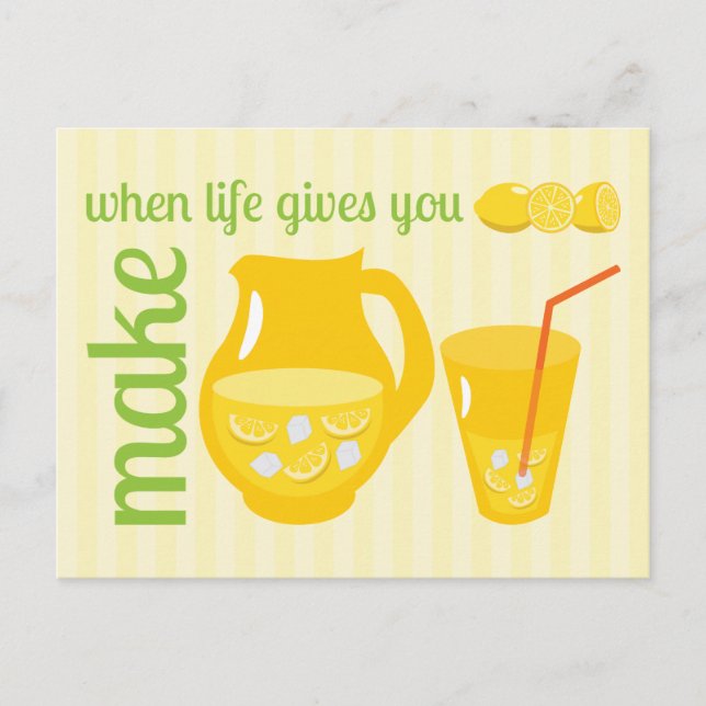 Postal Hacer Lemonade (Anverso)