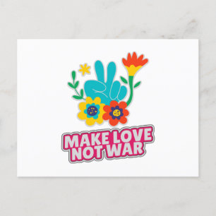 Postal Hacer que el amor no sea la guerra