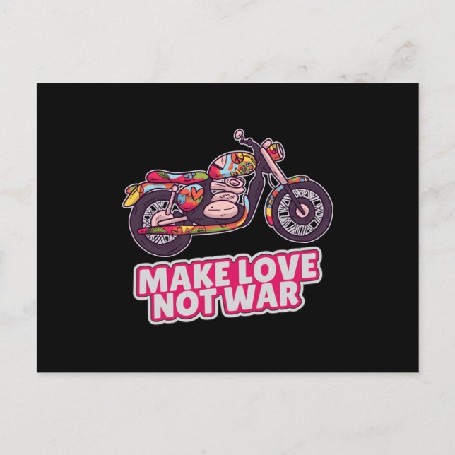 Postal Hacer que el amor no sea la guerra (Anverso)