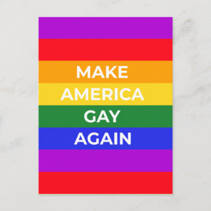 Postal Hacer que Estados Unidos vuelva a ser gay