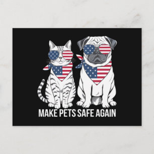 Postal Hacer que las Mascotas Sean Seguras de Nuevo Trump