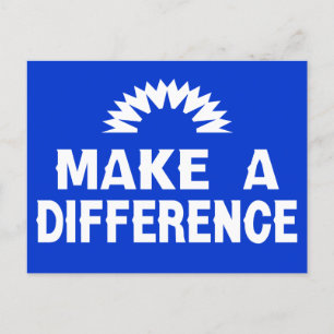 Postal Hacer una diferencia