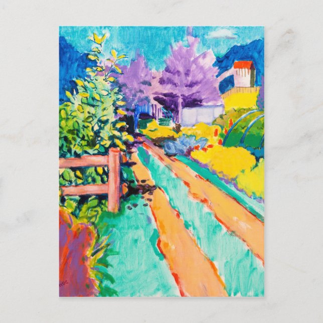 Postal Hacia el Parque Victoria (Anverso)